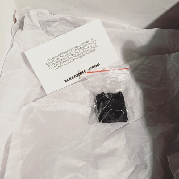 ALEXANDER WANG Crushed Velvet Black Mules Wedges - Picture 8 of 8